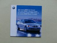 BMW 3er Coupè Vorstellung CD-Rom E46 1999 NEU