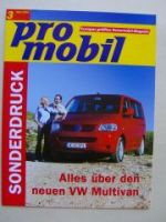 pro mobil 3/2003 VW T5 Multivan NEU