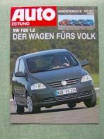 Auto Zeitung 10/2005 VW Fox 1.2 Picanto 1.1 Ka Student 1.3 Panda