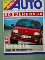 Auto Straßenverkehr 8/1999 Renault Clio Fiat Punto VW Polo