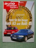 AMS 4/1997 Audi A3 und A8 Gold für die Sieger