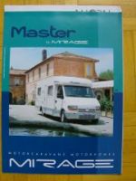 Mirage Motorcaravans Motorhomes Renault Master Prospekt 1/2000