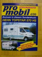 pro mobil 4/1999 Hehn Topstar 570 HS Mercedes Benz Sprinter