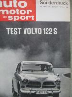 auto motor & sport 11/1963 Test Volvo 122S